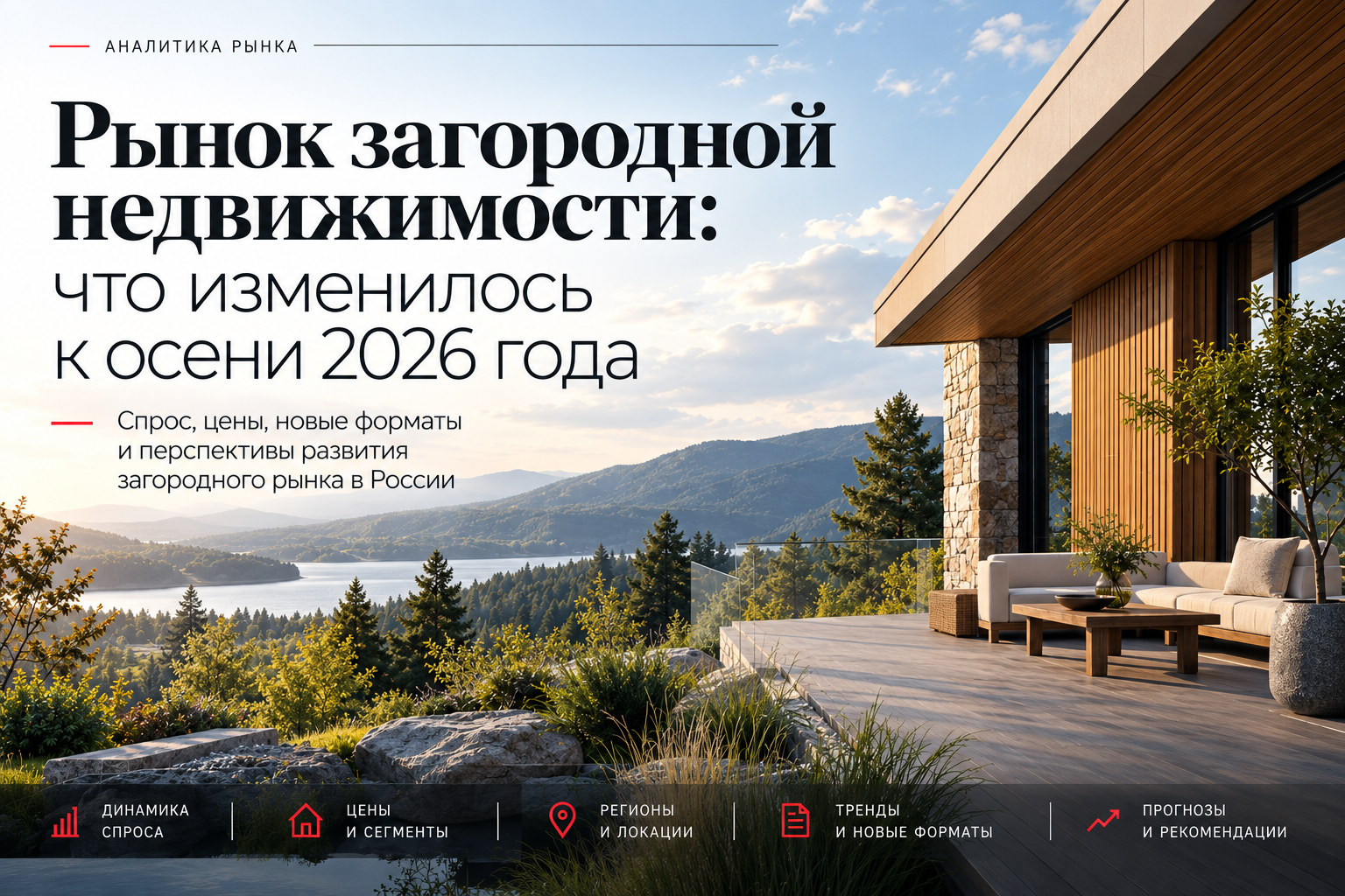 Рынок загородной недвижимости: что изменилось к осени 2026 года