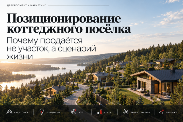 Продаётся не участок, а сценарий жизни: как позиционировать коттеджный посёлок